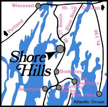 Shore Hills Campground Area Map
